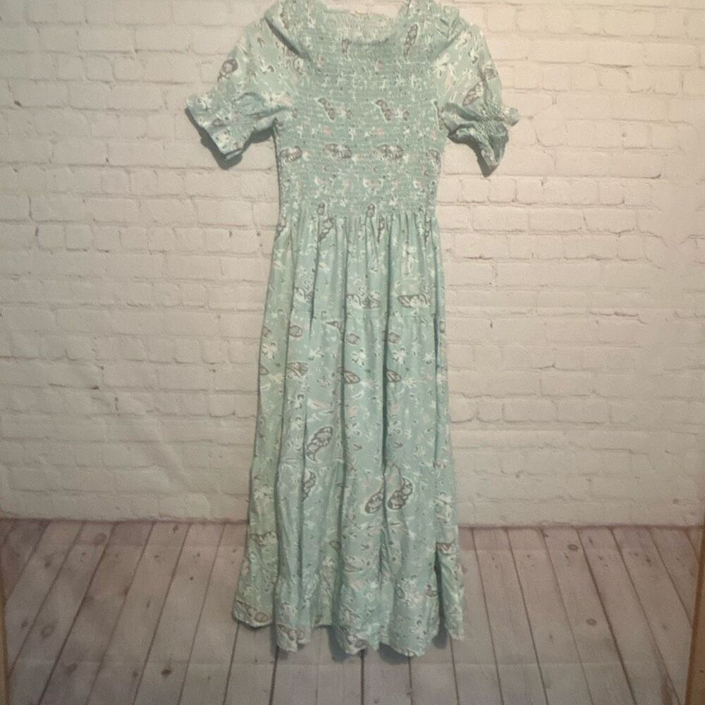 SundayUp Women’s Smocked Maxi Dress – Size M 🌿👗